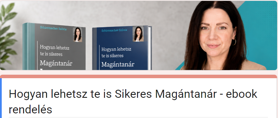 Hogyan lehetsz te is Sikeres Magántanár ebook rendelés
